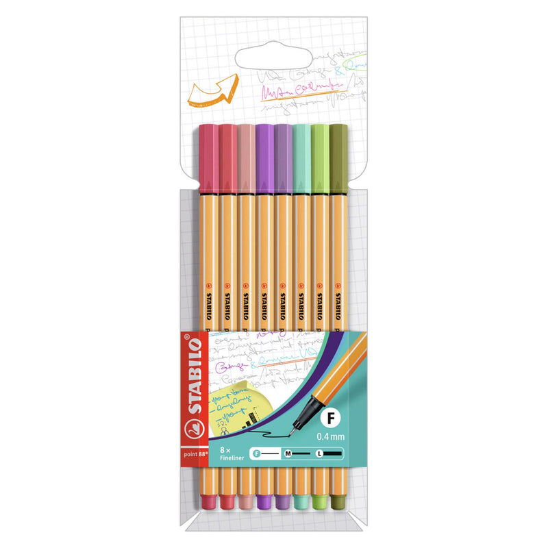 Afbeelding laden in galerijviewer, STABILO Point 88 Fineliners, 8st.
