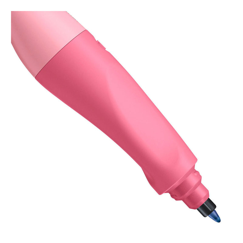 Afbeelding laden in galerijviewer, Stabilo sta easyoriginal - ergonomische rollerball - linkshandig - blauwe uitwisbare inkt - holograph edition - navulbaar - pastel poeder roze
