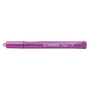 Stabilo cappi - viltstift - nooit meer je dop kwijt dankzij de dopring - arty etui met 18 kleuren