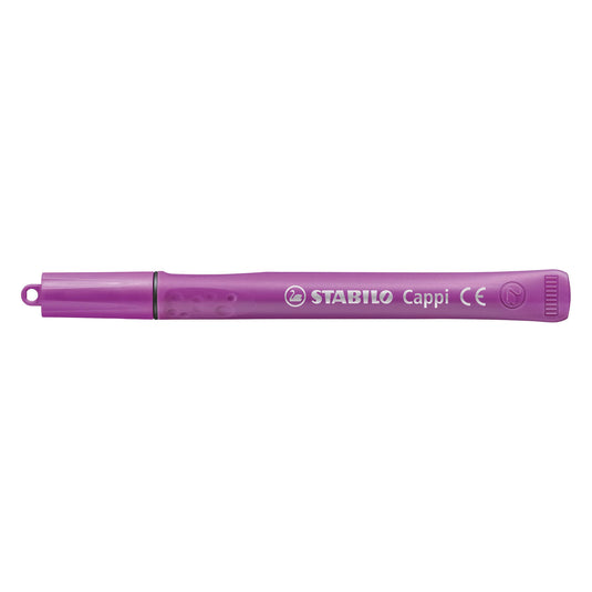 Stabilo cappi - viltstift - nooit meer je dop kwijt dankzij de dopring - arty etui met 18 kleuren