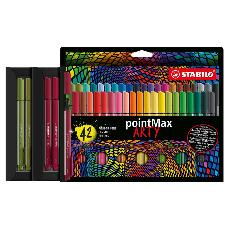 Afbeelding laden in galerijviewer, STABILO PointMax Fineliners ARTY, 42st.
