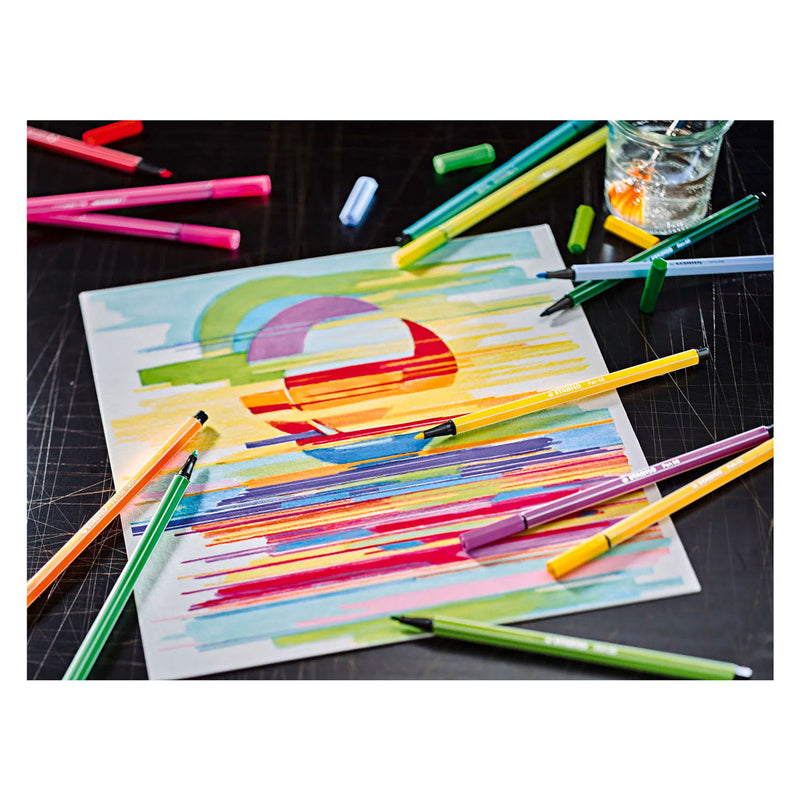 Afbeelding laden in galerijviewer, Stabilo pen 68 arty viltstiften - 18dlg.
