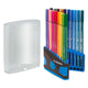 Stabilo pen 68 colorparade viltstiften blauw antraciet - 20dlg.