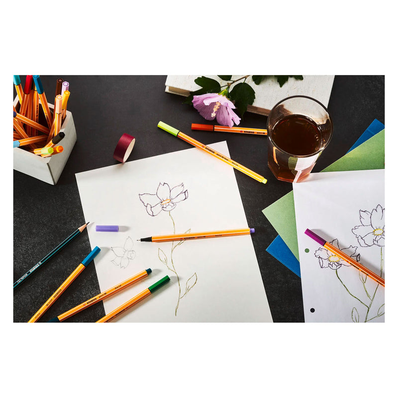 Afbeelding laden in galerijviewer, Stabilo point 88 arty fineliners - 24dlg.
