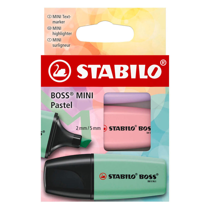 Afbeelding laden in galerijviewer, Stabilo boss mini pastel markeerstiften - 3dlg.
