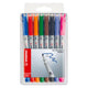 Stabilo ohpen medium uitwisbare marker in etui - 8dlg.