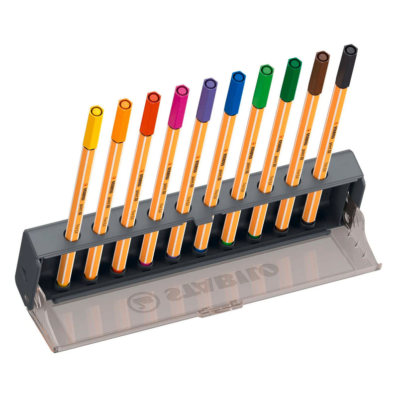 Afbeelding laden in galerijviewer, Stabilo point 88 click set fineliners - 10dlg.
