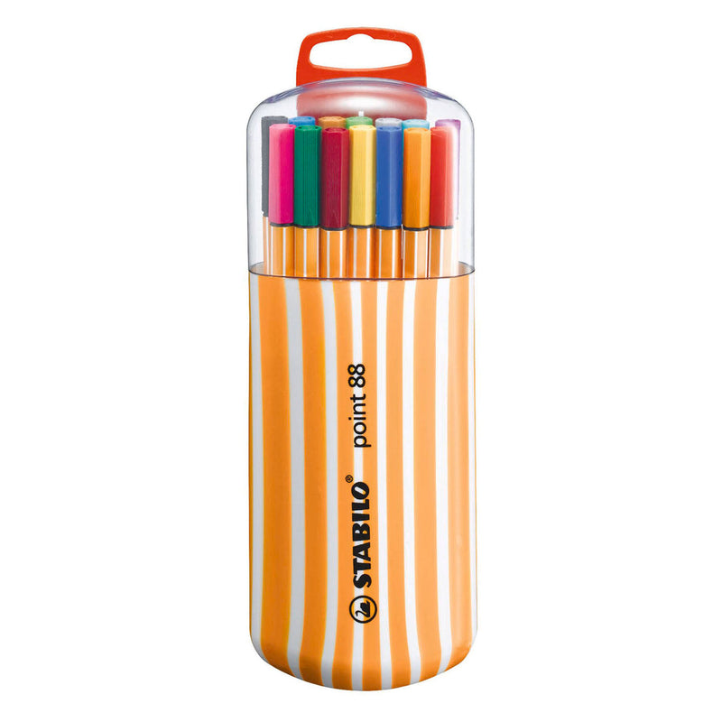 Afbeelding laden in galerijviewer, Stabilo point 88 zebrui fineliners - 20dlg.
