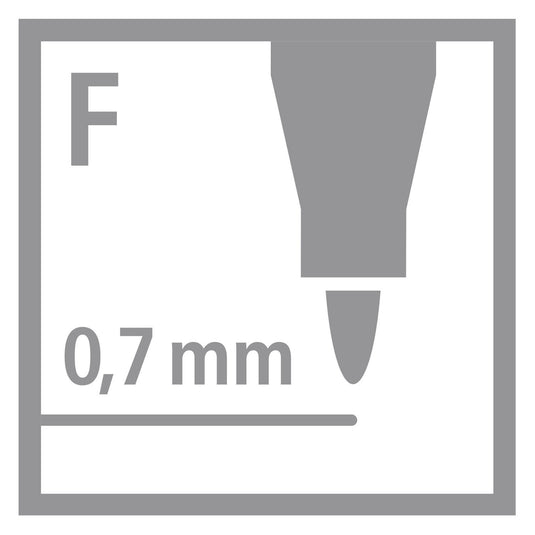 Stabilo write-4-all fijn (0,7mm) permanente marker - 4dlg.