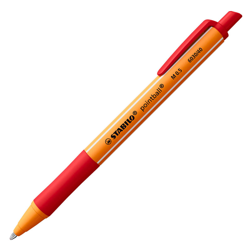 Afbeelding laden in galerijviewer, Stabilo pointball balpennen blauw zwart rood - 3dlg.
