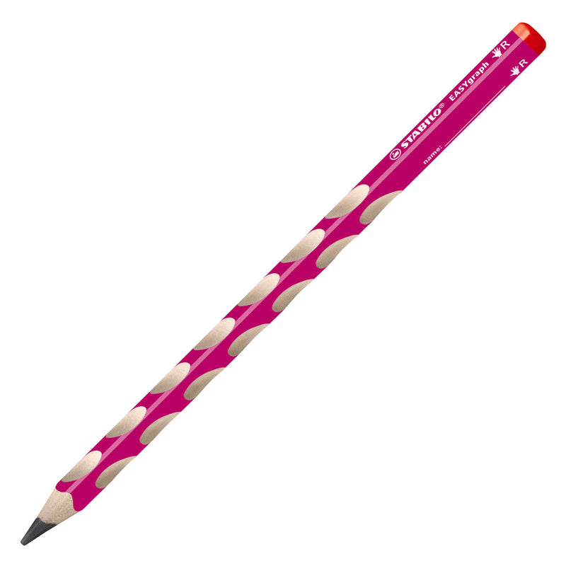 Afbeelding laden in galerijviewer, Stabilo easygraph - ergonomische grafietpotlood - rechtshandig - hb hardheid - roze - 2 stuks
