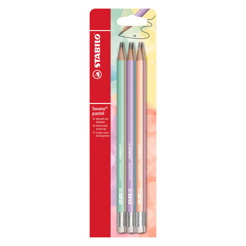 Afbeelding laden in galerijviewer, Stabilo swano pastel potloden hb blister a 6 stuks
