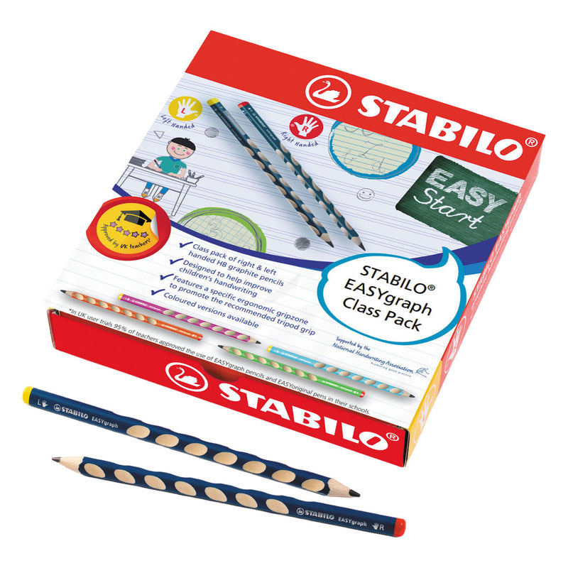 Afbeelding laden in galerijviewer, Stabilo easygraph schoolverpakking grafietpotloden - 48st.
