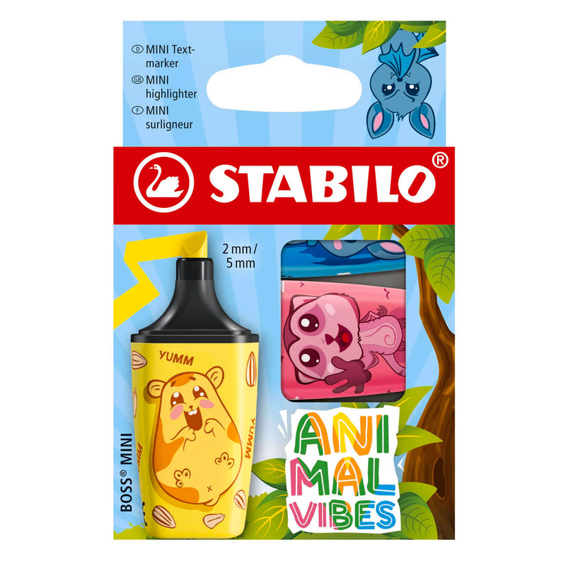 Afbeelding laden in galerijviewer, Stabilo animal vibes boss mini markeerstiften - 3dlg.
