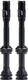 Bbb cycling corecap al valve - tubeless ventielset - 300% meer luchtstroom - universele pomp-compatibiliteit - aluminium - 60mm - 2 stuks - zwart - bti-166