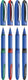 Schneider schrijfwaren schneider rollerball - one hybrid c - conus punt - lijnbreedte 0,3mm - 4 stuks assorti kleuren - s-183194