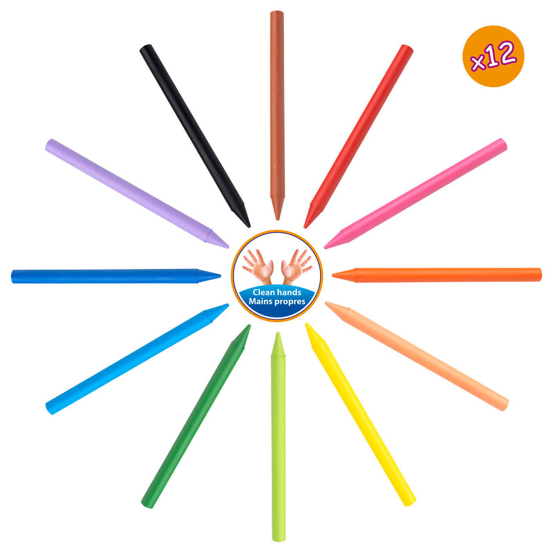 Afbeelding laden in galerijviewer, Bic kids plastidecor kleurkrijt, 12st.
