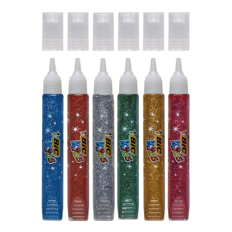 Afbeelding laden in galerijviewer, Bic kids glitterlijm metallic, 6st.
