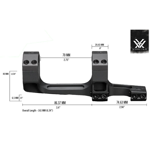 Vortex precision extended cantilever 34 mm