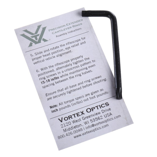 Vortex precision extended cantilever 34 mm 20 moa