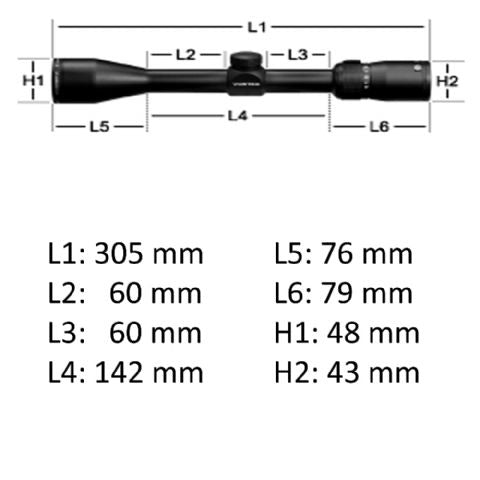 Afbeelding laden in galerijviewer, Vortex diamondback 4-12x40 richtkijker, dead-hold bdc dradenkruis (moa)
