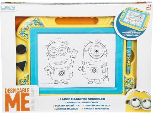 Jonotoys minions groot magnetisch tekenbord met pen en 2 magneten
