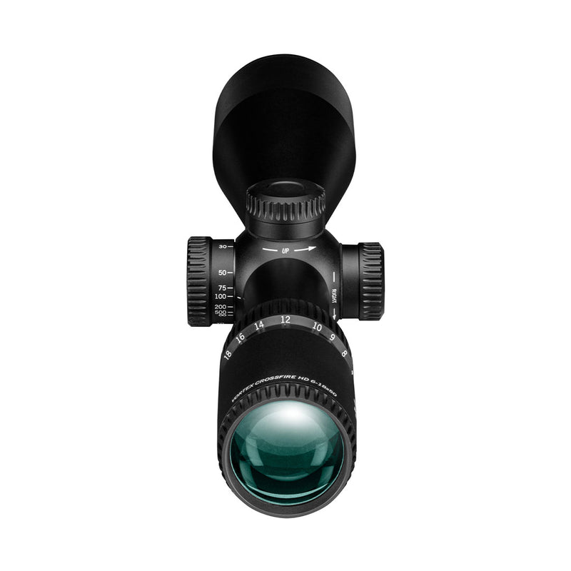Afbeelding laden in galerijviewer, Vortex crossfire hd 6-18x50 richtkijker, widerange plex dradenkruis (moa)
