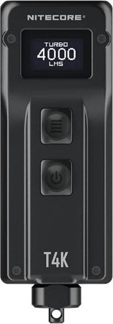 Nitecore t4k zaklamp werkt op een accu led 4000 lm 77 g