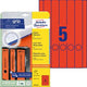 Rugetiket avery zweckform ultragrip rood