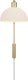 Nordlux ellen 20-wandlamp-e14-messing opaal wit