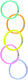Glow in the dark armbanden - 5st