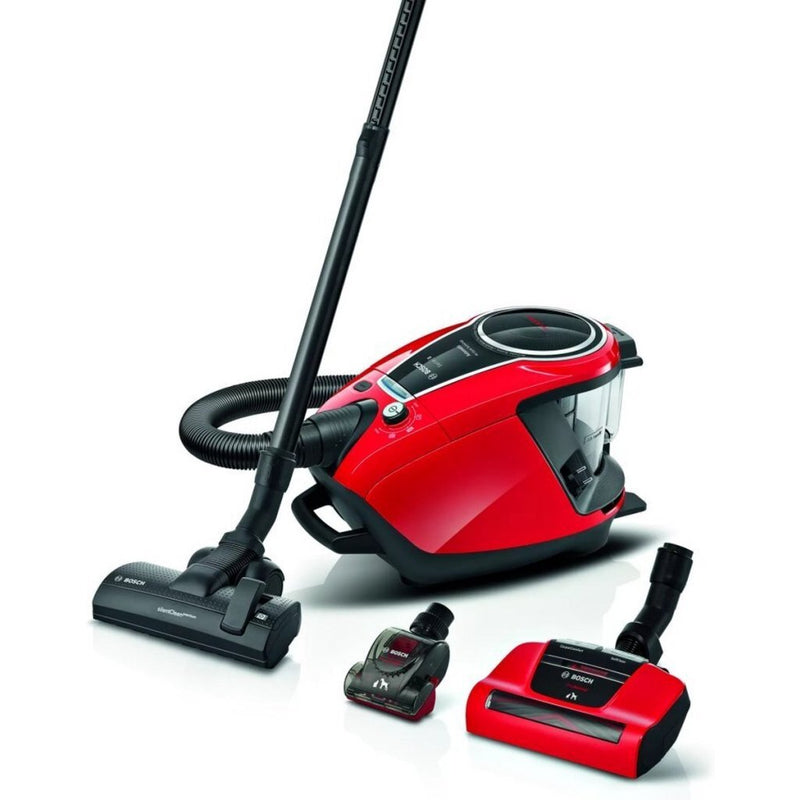 Afbeelding laden in galerijviewer, Bosch BGS7PET ProAnimal Stofzuiger Zonder Zak 700W Zwart Rood

