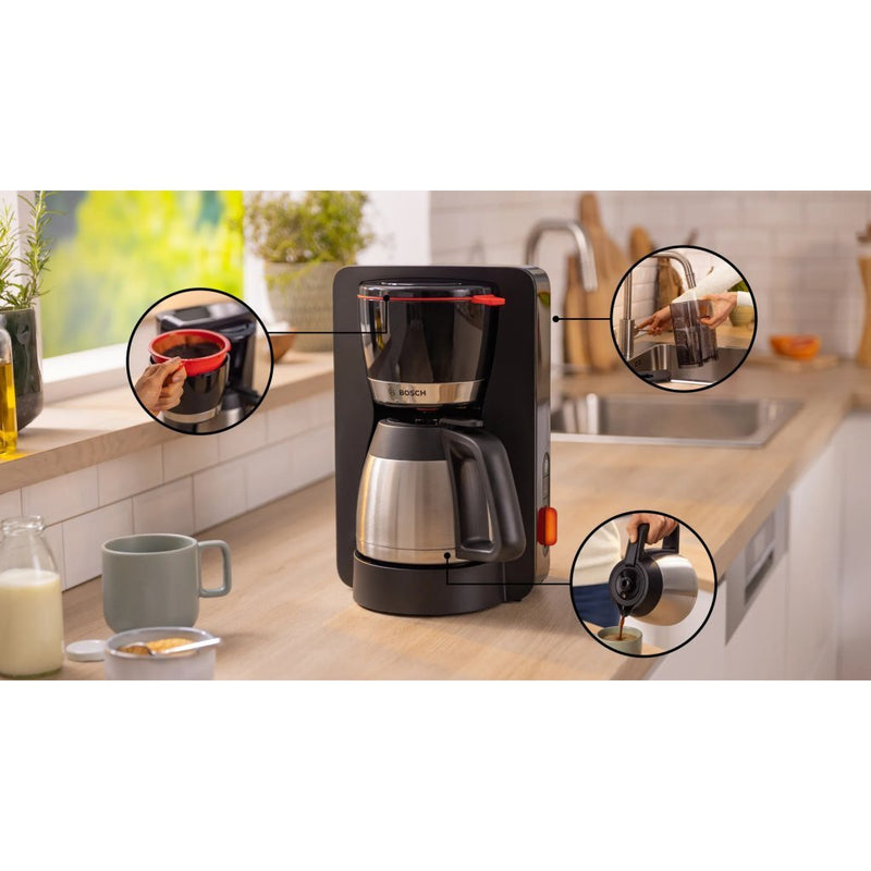 Afbeelding laden in galerijviewer, Bosch tka6m273 mymoment koffiemachine zwart
