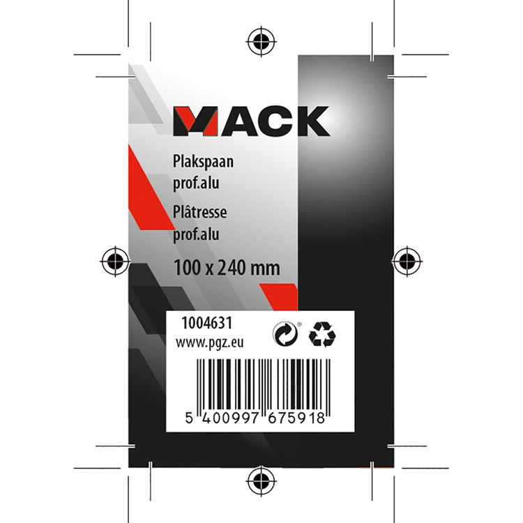 Afbeelding laden in galerijviewer, Mack 1004631 - plaksp prof 240x100 alu + rubber | 3 stuks

