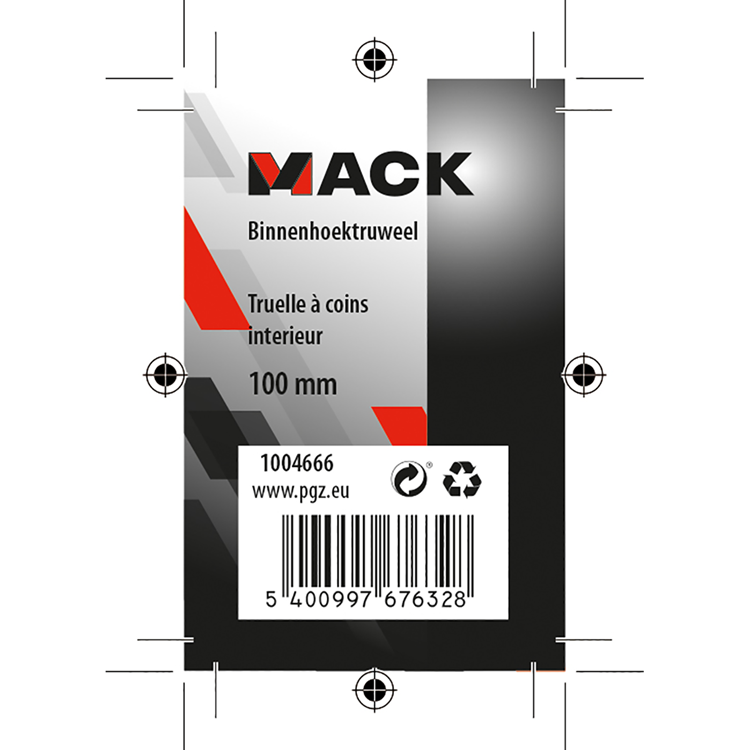 Afbeelding laden in galerijviewer, Mack 1004666 - scherp binnenhoektr 100 | 3 stuks
