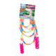 Toi-toys toi toys play out springtouw met gekleurde kralen 280cm