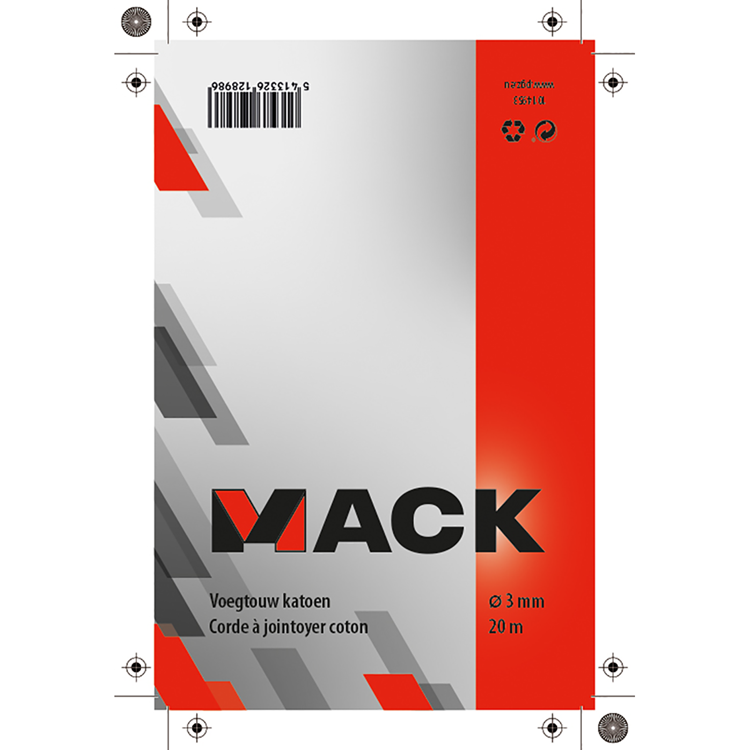 Afbeelding laden in galerijviewer, Mack 1014953 - voegtouw katoen 3mm-20m | 5 stuks
