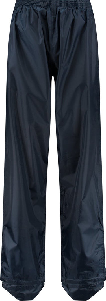 Ralka regenbroek waterdicht en met schoenbeschermer - volwassenen - blauw - maat s