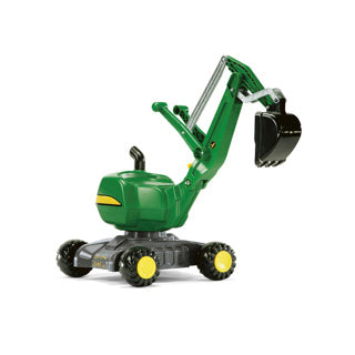 Afbeelding laden in galerijviewer, graafmachine RollyDigger John Deere 102 cm groen
