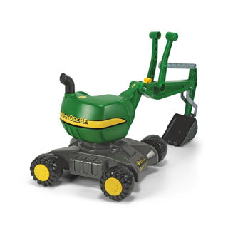 Afbeelding laden in galerijviewer, graafmachine RollyDigger John Deere 102 cm groen
