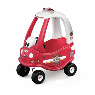 Afbeelding laden in galerijviewer, Little tikes ride and rescue cozy coupe brandweer loopauto
