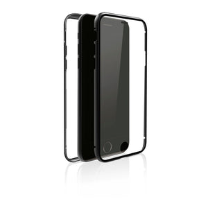 Black rock cover 360° glass iphone 7 8 zwart