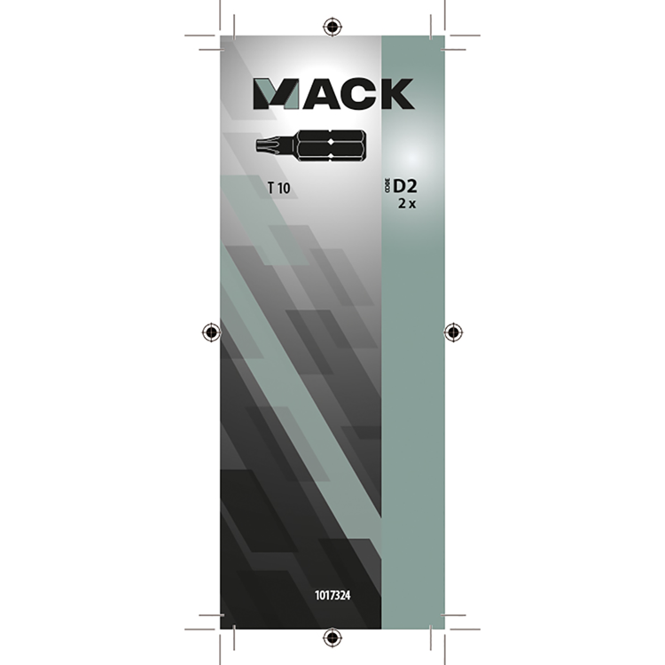 Afbeelding laden in galerijviewer, Mack 1017324 - torx schroefbit staal onbehandeld 2 st t 10 | 10 stuks
