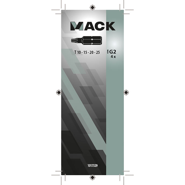 Afbeelding laden in galerijviewer, Mack 1017329 - torx schroefbit staal onbehandeld 4 st t10-15 20-25 | 10 stuks
