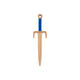 Woodsy houten sai dolk 46x12x4 cm