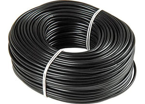 Herth+buss kabelkous insulating tubes 3 mm 50m soft pvc black