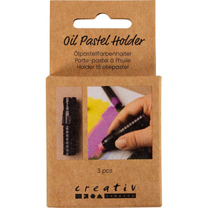Creativ company https: www.cchobby.nl houder-oilepastel-l-6-2-cm-d-1-cm-zwart-3-stuk-1-stuk