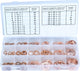Condor afdichtring assortiment 9000 copper seal ring assortme 150 pieces, 19 sizes