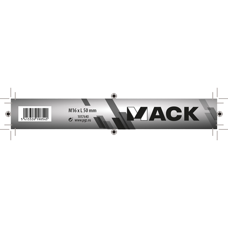 Afbeelding laden in galerijviewer, Mack 1017640 - mekaniekbout + moer staal verzinkt 1 st m16 x 50 mm | 10 stuks
