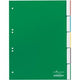 Blanco tabbladen durable 6220 5 tabs 6 gaten groen